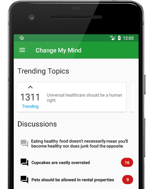 Change My Mind app preview